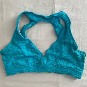 Blue Brazilian Sports Bra